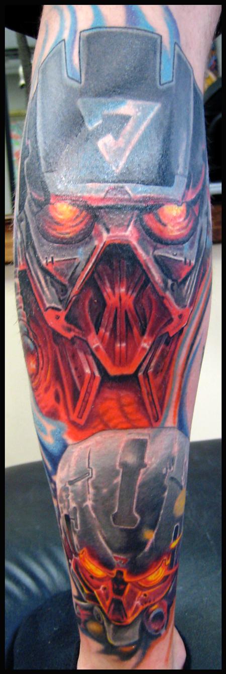 Tattoos - Killzone video game color tattoo - 56234